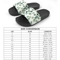 thumbnail image 2 of GZHJMY Stylish Slides for Women Men, Watercolour Vine Leaves Soft Flexible Slip-on Sandals Slippers, 2 of 7