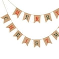 thumbnail image 6 of WASHWEPE Burlap Banner Khaki Festive Design For Christmas Party 1 Set 5.1 x 6.9 x 0.04in, 6 of 6