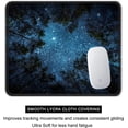 thumbnail image 2 of Mouse Pad with Stitched Edge, Premium-Textured Mouse Mat Waterproof Non-Slip Rubber Base Rectangle Mousepad for Laptop Computer PC Gaming Office 11.8 x 9.85 inch, Stars Night Sky, 2 of 5