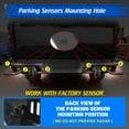 thumbnail image 5 of Rear Bumper for Ram 1500 2025,Full Width Rear Bumper with D-Rings & Pod Lights & Stepped Platform,Type 2, 5 of 10