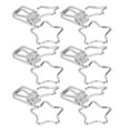 thumbnail image 3 of Wire Binder Clips, Hollow Out Multi Purpose Star Binder Clips Strong Clamping  For Notes Gold,Silver, 3 of 8