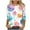 AB-Multicolor, variant on BiZtdJrK Prime By Hour Womens Easter Shirt Trendy 3D Bunny Rabbit Print Shirts Loose Casual Round Neck 3/4 Sleeve T-Shirt Cotton Pullover Tops Multicolor M
