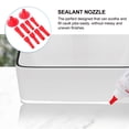 thumbnail image 3 of HONMEET 10pcs Caulk Tips Plastic Red Reusable for Handyman, 3 of 5