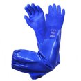 thumbnail image 2 of IntegraTM, Gant en PVC Triple Trempé Bleu - 19′′ de Protection de l'Avant-bras (36 Paires / Étui), 2 of 2