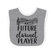 Inktastic Future Clarinet Player Music Boys or Girls Baby Bib