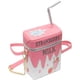 thumbnail image 3 of Bolso bandolera de paja de frutas - Rosa Ormromra HMHZ851-2, 3 of 5