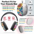 thumbnail image 2 of Protective Cover for AirPods Max Funky Flowers=6 Headphones Aesthetic Print Snap On Cases, 2 of 5
