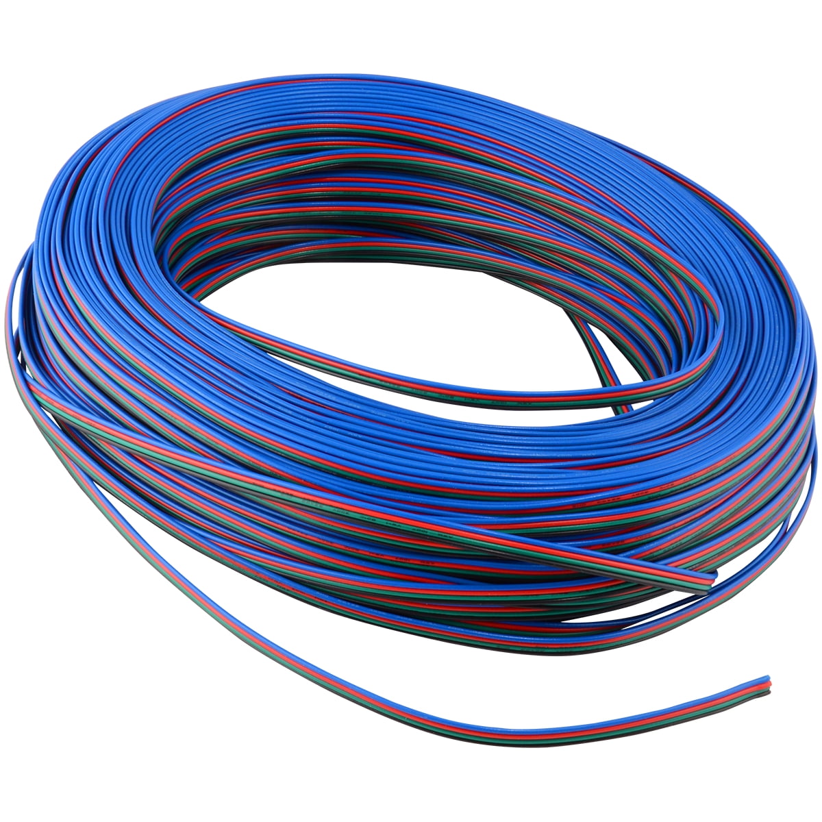 Câble Extension LED RGB 5 Broches 22AWG 10m - Uxcell Multicolore