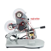 Fichiouy Manual Hot Foil Stamping Machine 1-3 Row Ribbon Coding Batch Date Code Printer