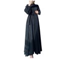 thumbnail image 2 of Qiopertar Robe à Sequins Col Rond Printemps et Été pour Femmes Manches Courtes Grande Robe en Solde à Moins de 5$ en Solde, 2 of 6
