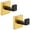 Black+Gold, variant on Angle Simple Towel Hook Matte Black, SUS 304 Stainless Steel Coat Robe Hook, Bathroom Hand Towel Hanger for Wall