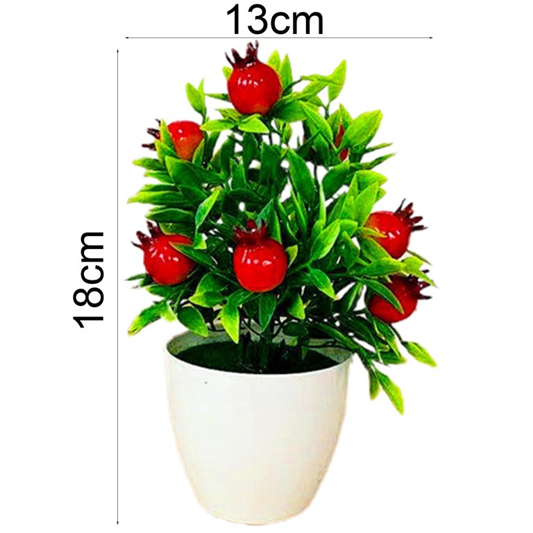 Visland Artificial Potted Chili Tree Plants Fake Bonsai, Faux Mini Fruits  Plants for Home Wedding Party Decor Fake Chili Bonsai Tree,7.09" -  Walmart.com