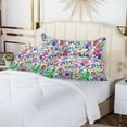 thumbnail image 6 of Coolnut Colorful Flowers Pillowcase Standard Size, Super Soft Pillow Shams Covers, Plush Cozy Pillow Cases with Zipper, 20" X 26"（62） Home Decor Gifts, 6 of 6