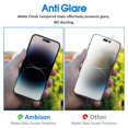 thumbnail image 3 of Protector de pantalla Ambison Matte Glass para iPhone 14 Pro Max de 6.7 pulgadas, 3 of 9