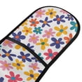thumbnail image 2 of Dailycode Double Sided Oven Mitt with Loop Heat Resistant Kitchen Long Potholders 7" x 35" Colorful Flower Drawing, 2 of 6