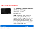 thumbnail image 2 of A/C Condenser - Compatible with 2006 - 2011 Honda Civic Coupe 2007 2008 2009 2010, 2 of 2