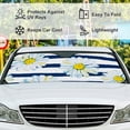 thumbnail image 5 of GZHJMY Car Front Windshield Sunshade UV Heat Protection, Foldable Auto Windshield Sun Visor for Sedan SUV Rose Animal Texture, Car Sunscreen Blocks UV Rays Heat 51x27.5inch Keep Vehicle Cool, 5 of 6