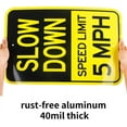 thumbnail image 3 of Metal Sign - Speed Limit 5 MPH Aluminum 8" X 12", 3 of 5