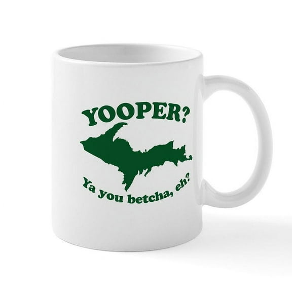 CafePress - Yooper Mugs - 11 oz Ceramic Mug - Novelty Coffee Tea Cup