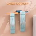thumbnail image 4 of Clothes Hanger Storage Rack Wall Mounted Clothing Hanger Rack Wardrobe Clothes Display Organizer Clothes Hanger Rack Hanger Storage Holder, 4 of 4