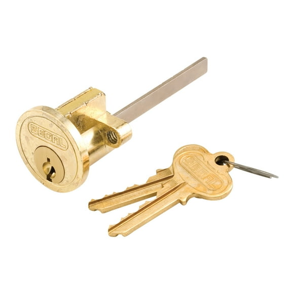 Segal Diecast Key Lock Cylinder, Brass