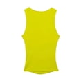 thumbnail image 3 of European and American Summer New Fashion Versatile Round Neck Sleeveless Slim Pleated Sleeveless Inner Vest Women-Yellow-S, 3 of 5