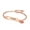PVD Rose Gold, variant on Divoti Medical Alert Bracelets for Women, Pre-Engraved Simple Rolo Chain Medical ID Bracelet — PVD Black - ALLERGIC TO PENICILLIN
