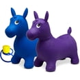 thumbnail image 2 of Bintiva Children's Horse Hopper with Free Foot Pump - Purple, 2 of 2