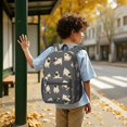 thumbnail image 6 of Pug Gray Pattern 17" School Backpacks for Teens,Waterproof Oxford Fabric,S-Shape Padded Straps for School,Travel,Hiking,Camping, 6 of 6
