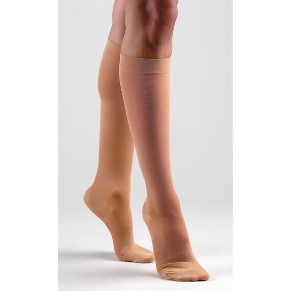 Activa H3013 Soft Fit Graduated Therapy Knee Highs 20-30 mmHg - Size & Color- Ivory Large
