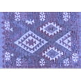 thumbnail image 1 of Ahgly Company Indoor Rectangle Southwestern Blue Country Area Rugs, 8' x 10', 1 of 4
