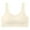 White, variant on Qingpeng Girls Training Bras Kids Sports Seamless Comfotable Bra with Removable Padding Bras