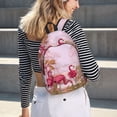 thumbnail image 6 of Yiaed Flamingos In The Tropical Forest Print Backpack, Premium Laptop Backpack, Travel Backpack for Women, Lightweight Backpacks, Comfortable Back Pack-Medium, 6 of 7
