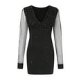 black-wedding-guest-dresses-for-women-body-con-dress-walmart