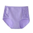 thumbnail image 2 of Sakmal Cotton Ladies Underwear Panties Plus Size Briefs Panties Purple Stretch Womens Underwear XL, 2 of 5