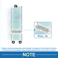 thumbnail image 4 of Interruptor de ventana eléctrica Unique Bargains No. 254015M000 para el lado del conductor delantero izquierdo para Nissan Sentra 2000-2006 Negro, 4 of 7