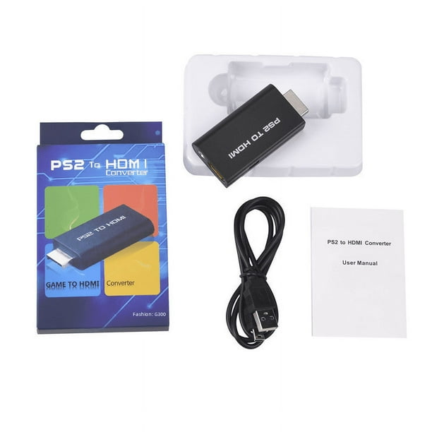Venta directa de PS2 a HDMI, PS2 a HDMI, juego a HDMI, con convertidor de audio y video