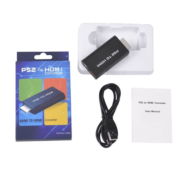 Venta directa de PS2 a HDMI, PS2 a HDMI, juego a HDMI, con convertidor de audio y video