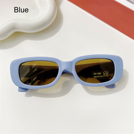 Retro UV 400 Protection Glasses Outdoor Rectangle Children Sunglasses Eyewear Kids Sun Glasses BLUE