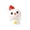 A-BA, variant on Fdelink Desktop Ornament Happy Christmas Santa Snowman Couple Micro Snowy Decoration Crystal Ball Accessories Desktop Ornament