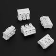 thumbnail image 4 of Bloque de terminales de cableado, conector de cableado de alambre de 5 piezas, bloque de terminales de cable de terminal brillante, artesanía superior, 4 of 8