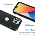 thumbnail image 3 of Tiflook Case For iPhone 14 Plus (6.7 inch) 2022 [Built-in Screen Protector] Holster Belt Clip 12FT Drop Tested Full Body Cover - Black, 3 of 6