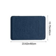 thumbnail image 3 of Todaioua Small Bathroom Rug 16x24 Inch Non Slip Fluffy Bath Mat for Bathroom Floor Washable Plush Premium Bath Rug for Tub Soft Shaggy Absorbent Shower Mat, 3 of 7