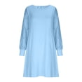 thumbnail image 5 of TaTaai Women's Glitter Long Sleeve A-Line Dress with Sparkly Finish, Flattering Silhouette, and Party Ready Style Gift, 5 of 6