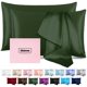 thumbnail image 1 of Fundas de Almohada de Seda 2 Paquetes Casbrove Morera Reina Verde, 1 of 7