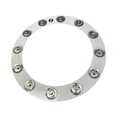 thumbnail image 3 of Anillo de efecto de bombo Anillos de tambor Jazze Sonido claro y nítido Accesorio de tambor de percusión Montaje de acero inoxidable Campana de efecto, 3 of 8