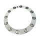 thumbnail image 3 of Cymbals Ching s Bass Drum Pandereta Percusión Tambor Accesorio DIY Acero inoxidable Bass Drum Effect Jazze Drum s 13.78 pulgadas, 3 of 9