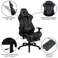 thumbnail image 4 of Emma + Oliver Gaming Bundle-Cup/Headphone Desk & Gray Reclining Footrest Chair, 4 of 12