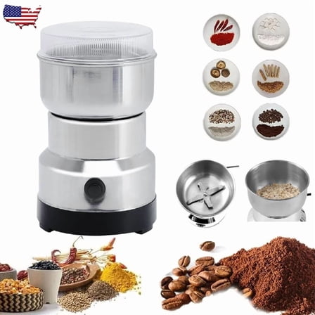 SIANA- Electric Coffee Bean Grinder Nut Seed Herb Grind Spice Crusher Mill Blender Us