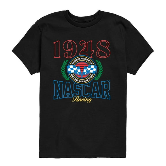 NASCAR - Heritage Crest - Kids Youth Short Sleeve Graphic T-Shirt